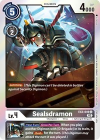 Sealsdramon (Box Topper) #EX3-049 U