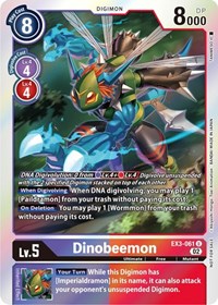 Dinobeemon (Box Topper) #EX3-061 U