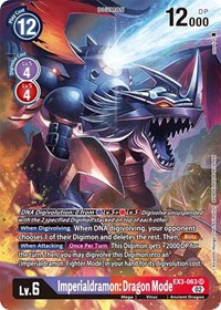 Imperialdramon: Dragon Mode (Alternate Art) #EX3-063 SR