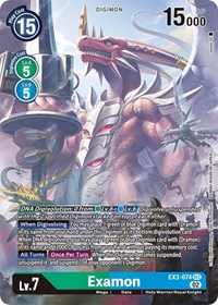 Examon (Alternate Art) #EX3-074 SEC