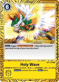 Holy Wave (2nd Anniversary Card Set) #BT1-107 C