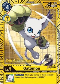 Gatomon - P-006 (2nd Anniversary Card Set) #P-006 P