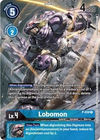 Lobomon - P-030 (2nd Anniversary Frontier Card) #P-030 P