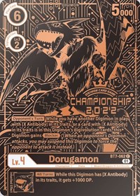 Dorugamon (2022 Championship Finals 3rd Place) #BT7-062 C