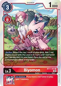 Biyomon #BT11-007 R