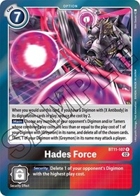 Hades Force #BT11-107 R