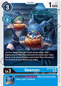 Veemon #BT11-023 U