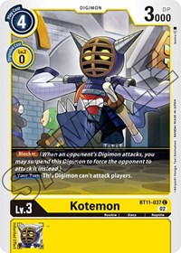 Kotemon #BT11-037 C