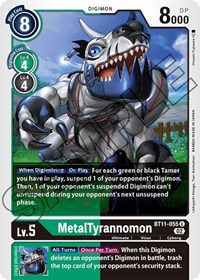 MetalTyrannomon #BT11-055 U
