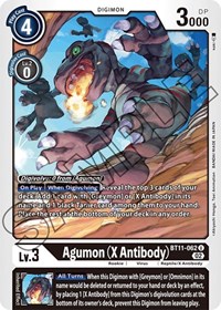 Agumon (X Antibody) #BT11-062 U