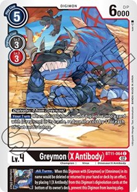 Greymon (X Antibody) #BT11-064 C