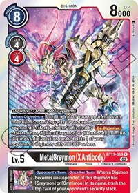 MetalGreymon (X Antibody) #BT11-069 R