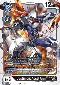 Justimon: Accel Arm #BT11-073 U