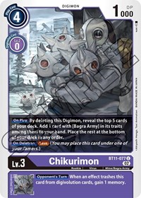 Chikurimon #BT11-077 U