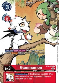 Gammamon (Digimon Illustration Competition Pack 2022) #BT8-008 R