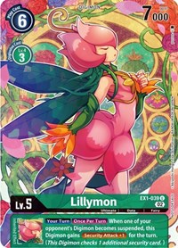 Lillymon (Digimon Illustration Competition Pack 2022) #EX1-039 U