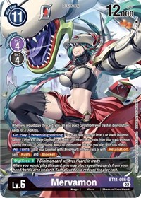 Mervamon (Alternate Art) #BT11-086 SR