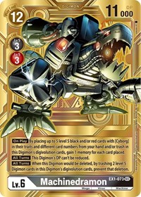 Machinedramon (Alternate Art) #EX1-073 SEC