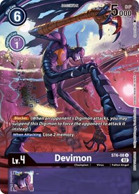 Devimon (Digimon Illustration Competition Pack 2022) #ST6-08 U
