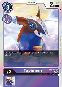Tapirmon (Official Tournament Pack Vol.8) #BT2-070 U