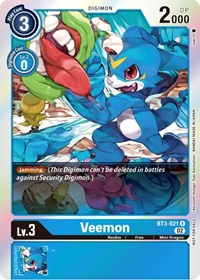 Veemon - BT3-021 (Official Tournament Pack Vol.8) #BT3-021 R