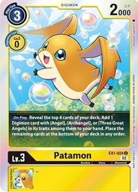 Patamon (Official Tournament Pack Vol.8) #EX1-024 U