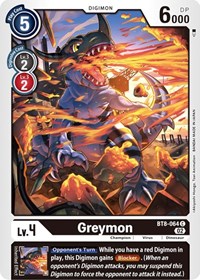 Greymon (Winner Pack Dimensional Phase) #BT8-064 C
