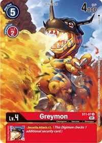 Greymon - ST1-07 (Dimensional Phase Pre-Release) #ST1-07 U