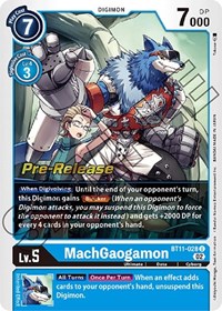 MachGaogamon #BT11-028 U