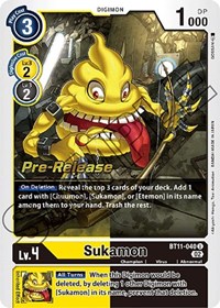 Sukamon #BT11-040 U