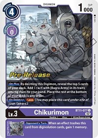 Chikurimon #BT11-077 U