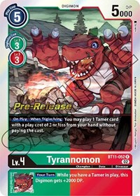 Tyrannomon #BT11-052 R