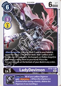 LadyDevimon (Tamer Goods Set Angewomon & LadyDevimon) #ST10-12 R