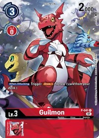 Guilmon (Digimon Royal Knights Card Set) #P-041 P