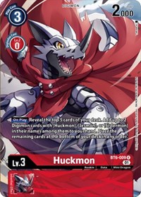 Huckmon (Digimon Royal Knights Card Set) #BT6-009 R