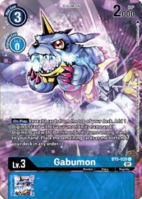 Gabumon (Digimon Royal Knights Card Set) #BT5-020 U