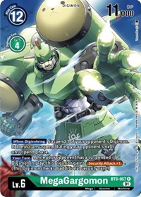 MegaGargomon (Digimon Card Game Deck Box Set) #BT3-057 R