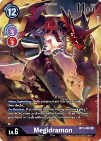 Megidramon (Digimon Card Game Deck Box Set) #BT5-083 R