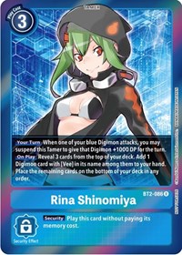 Rina Shinomiya (Event Pack 4) #BT2-086 R