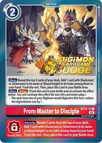 From Master to Disciple (Judge Pack 3) #ST12-15 C