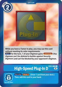 High-Speed Plug-In D (Event Pack 4) #EX2-068 C