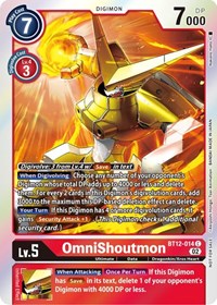 OmniShoutmon (Box Topper) #BT12-014 C