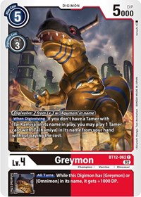 Greymon #BT12-062 C