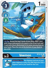Veemon #BT12-021 C