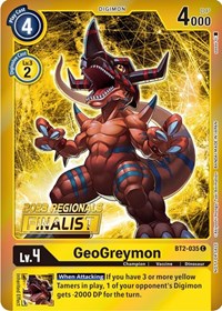 GeoGreymon (2023 Regionals Finalist) #BT2-035 C