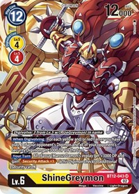 ShineGreymon #BT12-043 SR