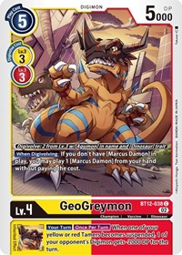GeoGreymon #BT12-038 C