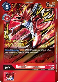 BetelGammamon (2023 Regionals Participant) #BT8-013 C