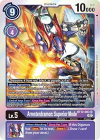 Arresterdramon: Superior Mode #BT12-083 SR