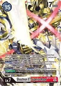 Shoutmon X7: Superior Mode #BT12-112 SEC